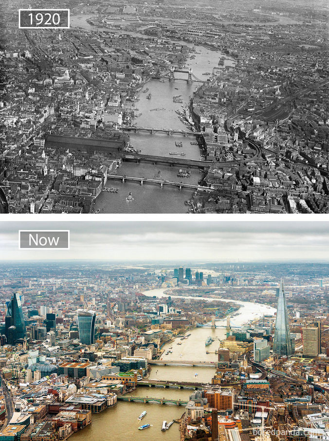 10 Famous Cities that Changed Over Time (Before-And-After Pics)