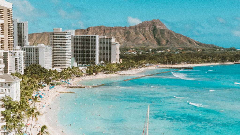 Magic Island Honolulu in Hawaii